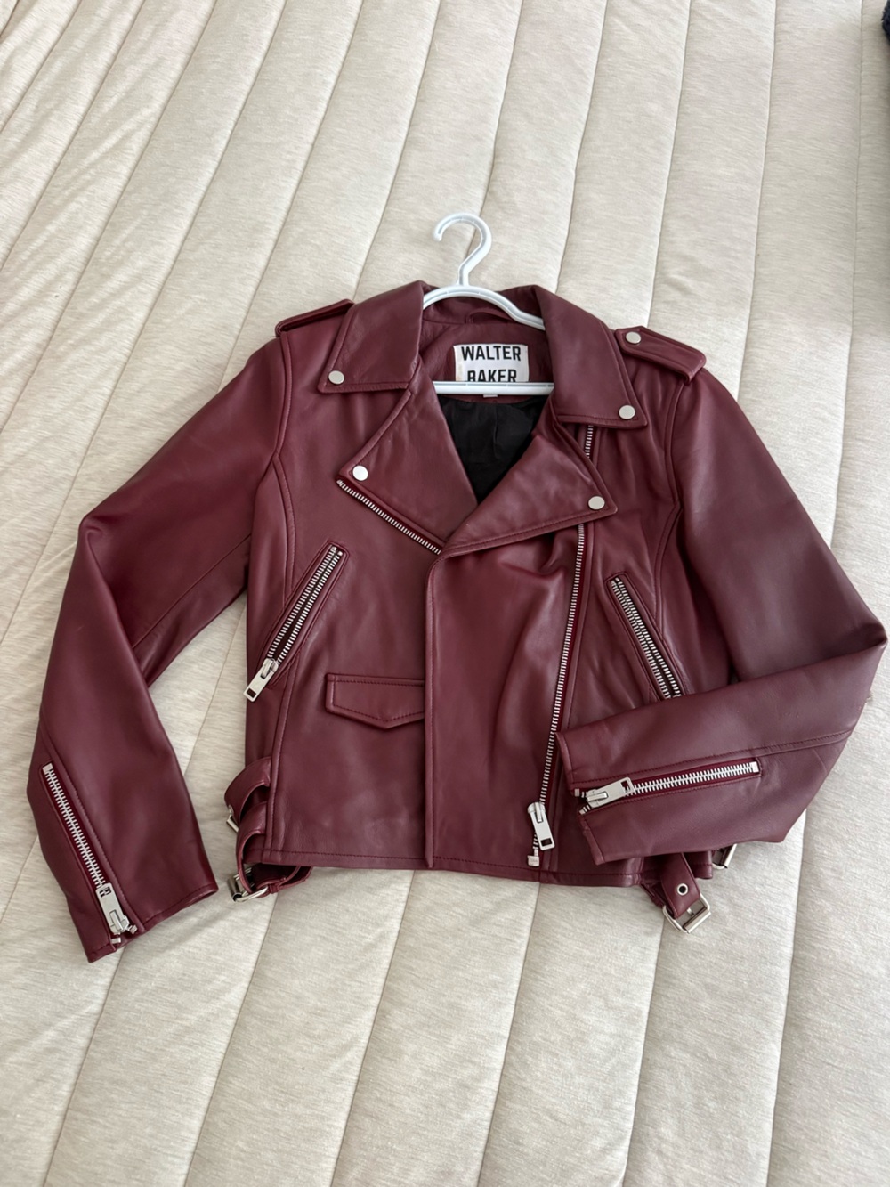 100% Leather Bomber Jacket